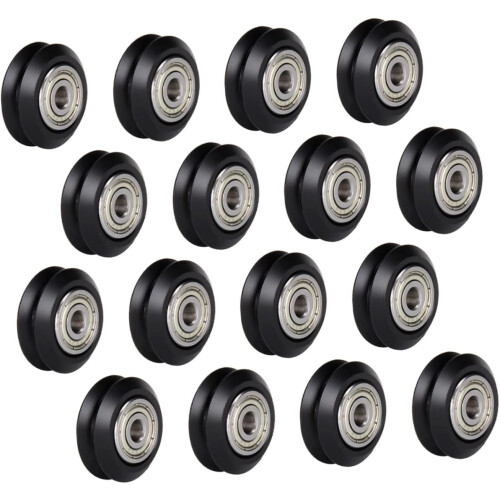 16pcs Printer Accessories Roller Wheels Printer Parts Passive Round Roller Linear Bearing for Wheels