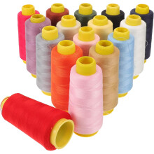 16 pezzi di filo per macchina da ricamo, filo colorato multicolore per macchina da cucire