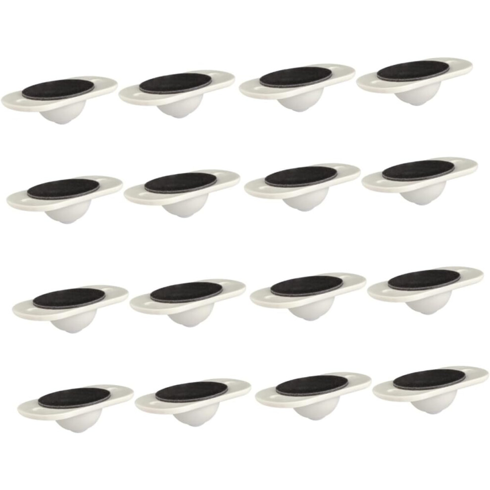 16Pcs Self Adhesive Casters For Furniture Storage Box Sticky Wheels Non Swivel Castor Wheels 5455468168642
