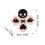 (for NS Lite, Black) For Switch NS Lite Joystick Caps Pink - Skull Design Silicone Button Covers 5