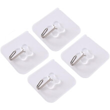 Wasserdichte, nahtlose Haken, 16er-Pack, selbstklebend, für die Wandmontage
