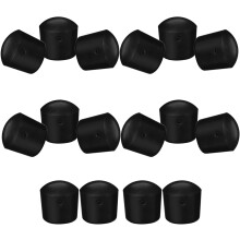 16 buc capace pentru tijă de fotbal de masă, 16 mm, capace din plastic pentru vârful tijei, piese de schimb