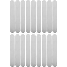 18 bracelets vierges en acier inoxydable de 20 mm avec âme en cuir, bracelets courbes à personnaliser