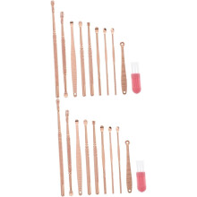 2 conjuntos de ferramentas de orelha ferramentas de limpeza Kit de limpeza de cera de orelha suprimentos práticos para uso doméstico