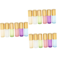 18pcs garrafa de vidro garrafa de óleo essencial para recipiente de viagem para óleos essenciais