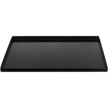 Tavă dreptunghiulară emailată pentru servire, foi de copt antiaderente negre, tăvi plate de copt