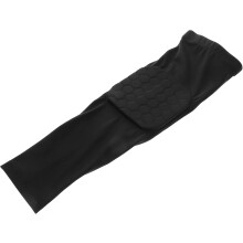 Gepolsterter Armschutz mit Wabenstruktur, schwarzer Sport-Ellbogenschutz für Volleyball, Basketball und Fußball