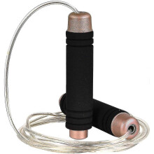 Weighted Jump Rope for Handle, Adjustable Tpu Wire Rope with Bearing Comfortable Foam Handle Skipping Rope