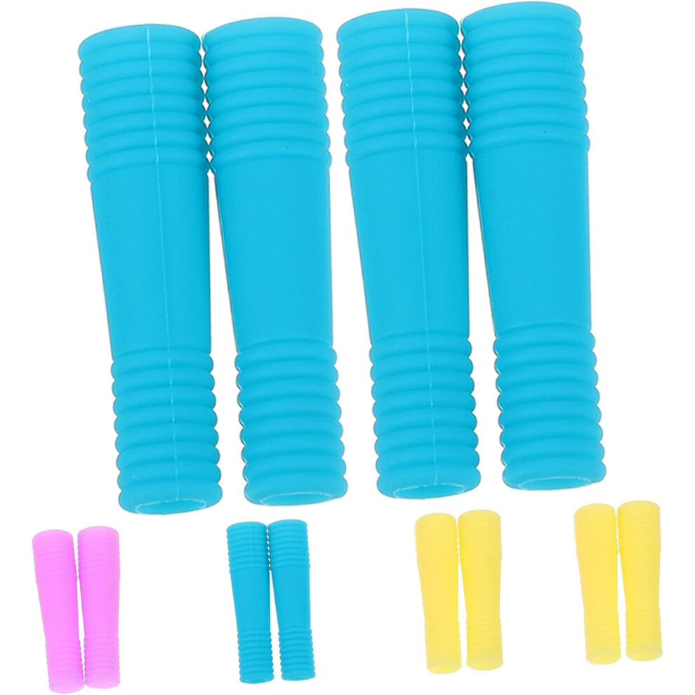 Hkhbjs 18Pairs Cuticle Scissors Handle Covers Silicone Case Nail Trimmer Handle Sleeve