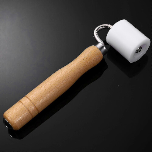 Vloerroller, naadroller, dakroller, houten naadroller, behangnaadroller, behangroller 1