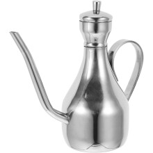 Ölspenderflasche aus Edelstahl, 150 ml, mit Filter für Küchenessig