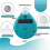 Silent Non Ticking Waterproof Shower Timer Magnetic Back Battery Operated Digital Timer Small Size 3