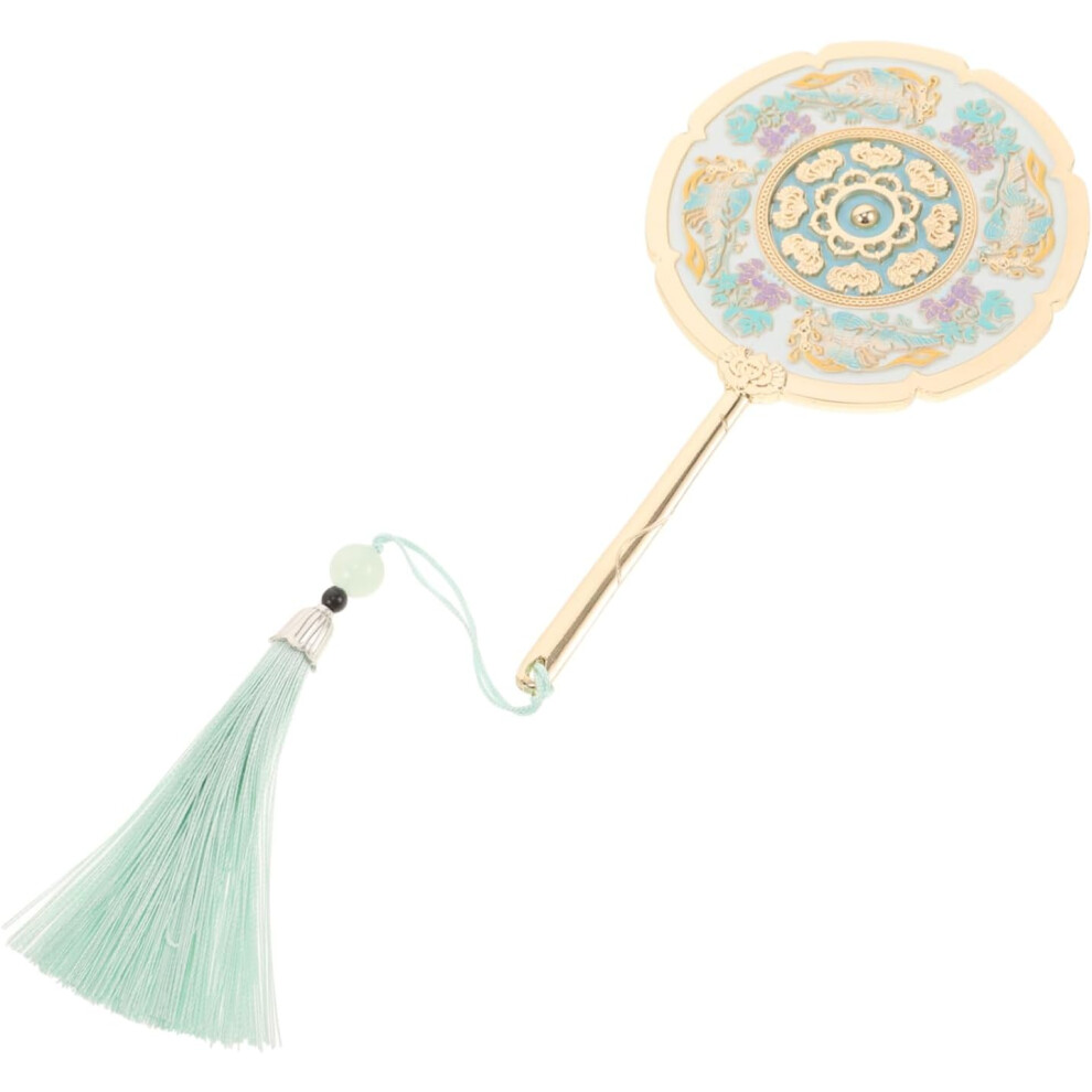Hkhbjs Handheld Tassel Mirror Vintage Style Small Victorian Mirror Travel For Makeup Portable Vanity Perfect For On-The-Go