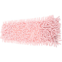 Ersatzmoppkopf aus Chenille, leicht und einfach austauschbar, rosa Flachmopppad