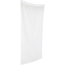 Transparenter Vorhang, halbtransparenter Vorhang, Polyester, lichtdurchlässig, elegant, plissiert