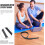 12pcs Hook and Loop Straps Black 25mm X 600mm Reusable Cinch Cargo Binding Straps 2
