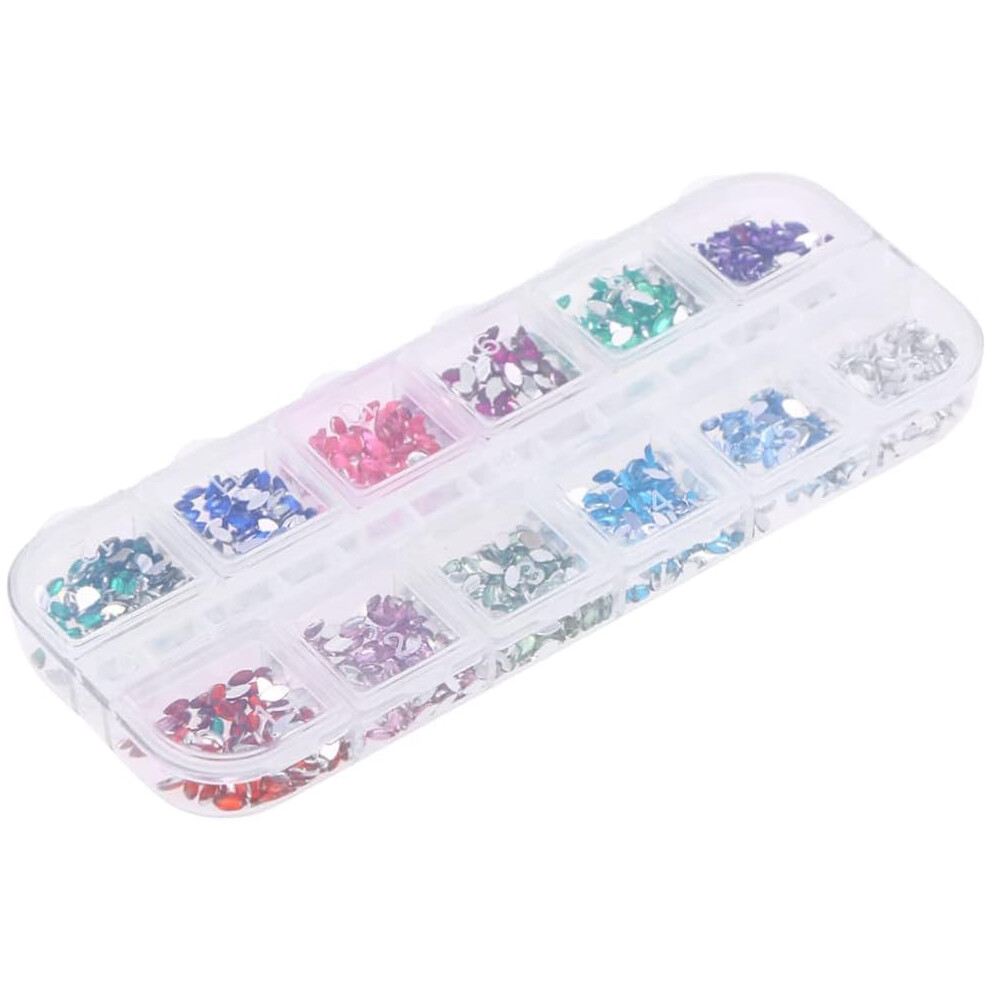 Hkhbjs Colors Nail Gems Decorations Shiny Nail Crystals For Art Rhinestones Supplies For Manicure Art Accessories