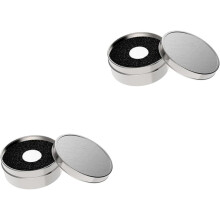 2 stuks make-upborstelreinigersponsjes voor het verwijderen van make-up van borstels, ideaal voor dagelijks gebruik.