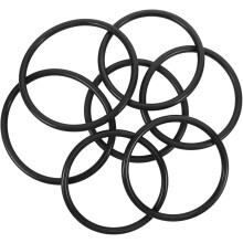 7-teiliges Set aus Gummiringen für Klangschalen (2 große und 5 kleine Ringe), geeignet für Meditation