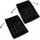 2pcs Drawstring Tarot Card Storage Bag Elegant Pouch for Tarot Cards Stylish Organizer Delicate Pattern 1
