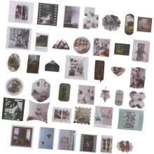 Washi-Papier-Journal-Sticker, 80 Blatt x 2 Schachteln, dekorative Scrapbooking-Sticker