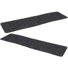 2 Stück rutschfeste Treppenstufenmatten, selbstklebende Trittflächen aus Polyester-TPR, komfortabel