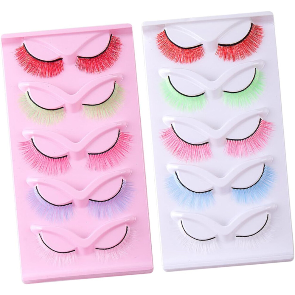 Hkhbjs False Eyelashes Wispy Lash Clusters Makeup Supplies For Women Teen Girls Fake Eyelashes Extensions For Performance