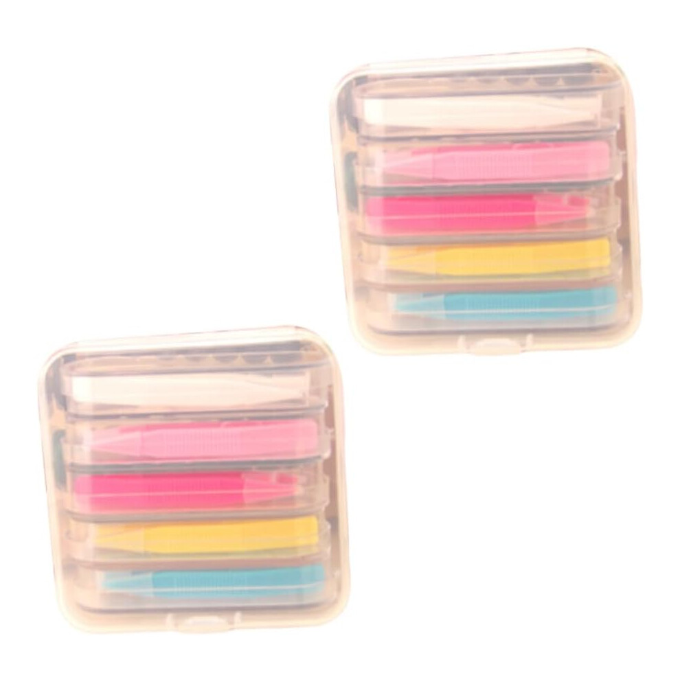Hkhbjs 2 Boxes Colorful Lens Tweezer Tool Lens Inserter Clips For Safe Handling Compact Design