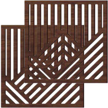 Stück Wandpaneele aus Holz mit Bergmotiv für die Wanddekoration, einfache Montage, dekorativer Akzent