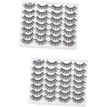 Natürliche Wimpern für Make-up, künstliche Wimpern zur Augenverschönerung für den täglichen Gebrauch, Make-up-Zubehörset