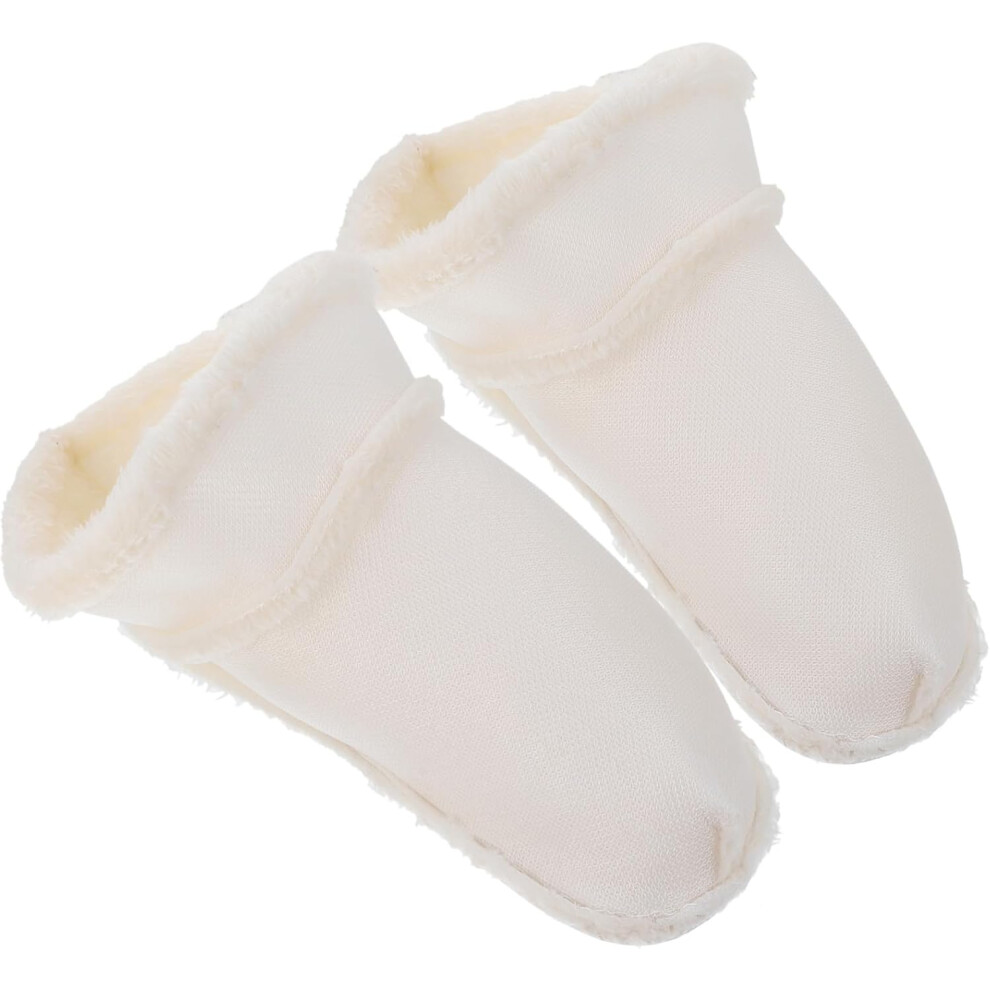 Hkhbjs 2Pairs Velvet Shoe Covers Of Plush Clog Shoes Lining Warm Slipper Liner