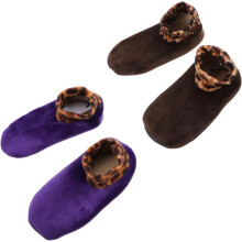 2 Paar Merino-Socken für Damen, Winter-Beinwärmer, dicke, rutschfeste Socken