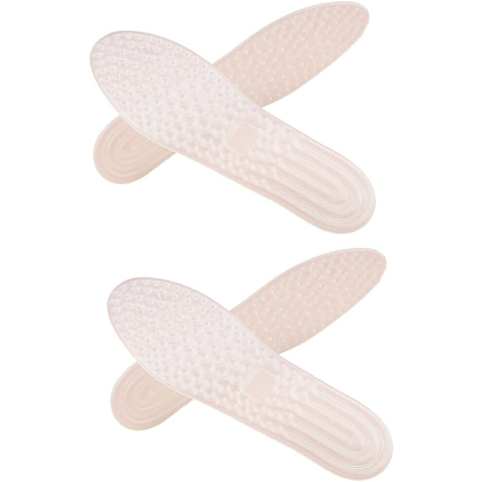 Hkhbjs 2Pairs Tpu Inflatable Shoe Insole Absorbing Foot Pad For Travel Outdoor Breathable Heel Cushion Comfort Insoles