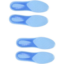 2pairs Gel insolas espessando sapatos esportivos almofada anti-deslizante suor absorvendo insolas respiráveis