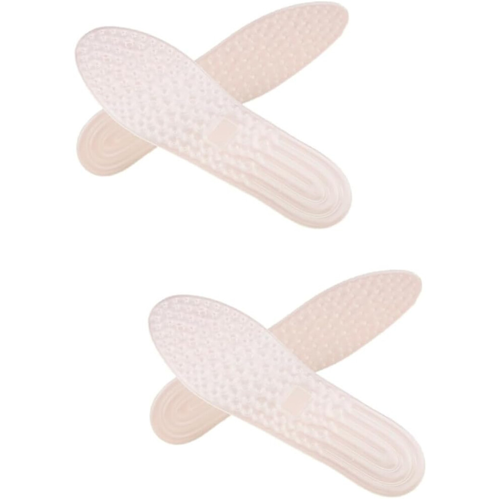 Hkhbjs 2 Pairs Tpu Inflatable Insoles Absorbing Shoe Insole Breathable Foot Pad