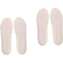 2pcs sapatos de fibra de soja almofada elevar sapatos plantillas plantillas absorção almofadas de suor