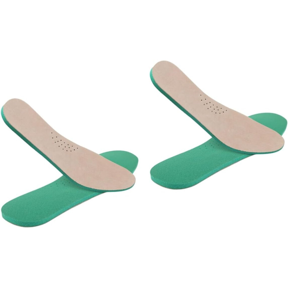 Hkhbjs 2Pairs Pigskin Leather Insoles Breathable And Sweat Absorbing