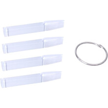 2 Sets fächerförmige Nagellackplatten, Präsentationsring für Nagellackstäbchen, Werkzeughalter, Übungsvorlagen