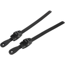 Sets schwarze Nieten-Rollschuhriemen mit Schnallen, 250 mm, mit herzförmigen Feinverstellschnallen und Schrauben