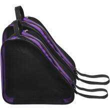 2er-Pack tragbare Rollschuhtaschen für Damen mit Schultergurt, atmungsaktive lila Aufbewahrungstasche für Rollschuhe