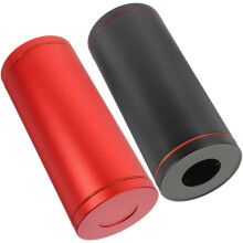 2er-Pack Auto-Taschentuchboxhalter, rund, zylindrischer Serviettenbehälter aus Aluminiumlegierung