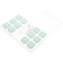 2er-Set Reise-Kosmetik-Etuis für Kontaktlinsen zur täglichen Pflege und Augengesundheit