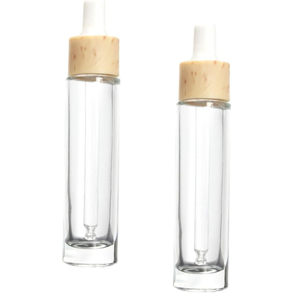 Hkhbjs 2Pcs Essential Oil Storage Bottles Subpackaging Dropper Bottles Rubber Head