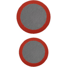 2pcs Reusable Silicone Mats with Smooth Surface for Baking and Steaming Dumplings and Dim Sum