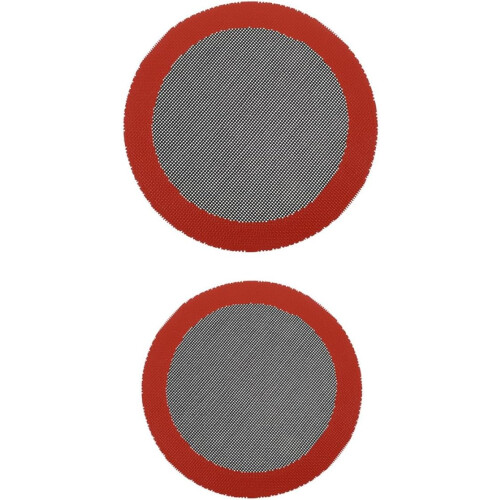 2pcs Reusable Silicone Mats with Smooth Surface for Baking and Steaming Dumplings and Dim Sum