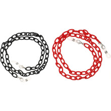 Acryl anti-verlies brillenketting en maskerophangband set, antislip brillenhouder.