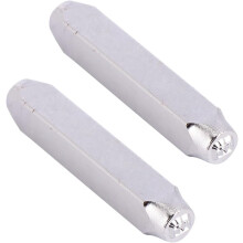 Lot de 2 tampons en acier au carbone à motif d'appareil photo, outils de tamponnage pour le travail du métal