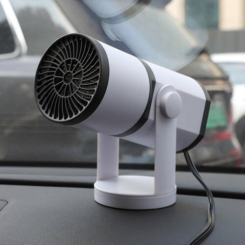 Car Heater 12V 150W Car Dashboard Fans with Heating Cooling Function Windshield Defroster Plug in Cigarette Lighter 1