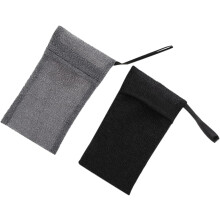 2 bolsas de jabón de nailon, bolsa exfoliante de malla portátil, bolsa para jabón en barra, accesorio para el hogar