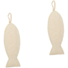 2er-Pack Luffa-Badetücher für Jungen und Mädchen, doppelseitig, mit Peelingfunktion